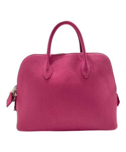 HERMES（エルメス）HERMES (エルメス) ボリード1923/シェブルミゾル/ハンドバッグ/ピンク系/□J刻印 ピンク系/シルバー金具 サイズ:-の古着・服飾アイテム