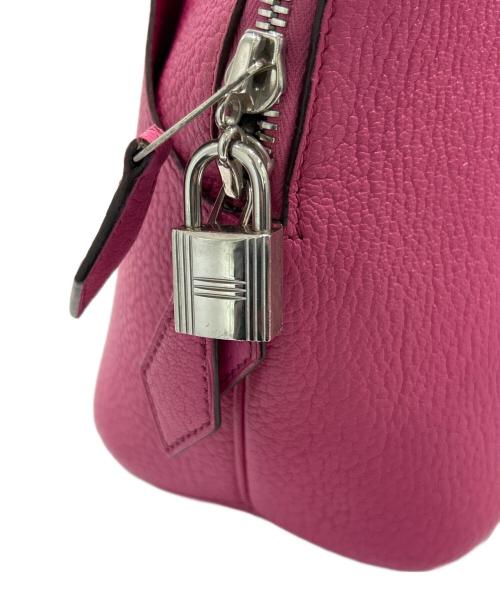HERMES（エルメス）HERMES (エルメス) ボリード1923/シェブルミゾル/ハンドバッグ/ピンク系/□J刻印 ピンク系/シルバー金具 サイズ:-の古着・服飾アイテム
