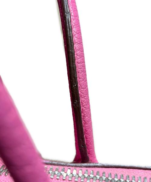 HERMES（エルメス）HERMES (エルメス) ボリード1923/シェブルミゾル/ハンドバッグ/ピンク系/□J刻印 ピンク系/シルバー金具 サイズ:-の古着・服飾アイテム