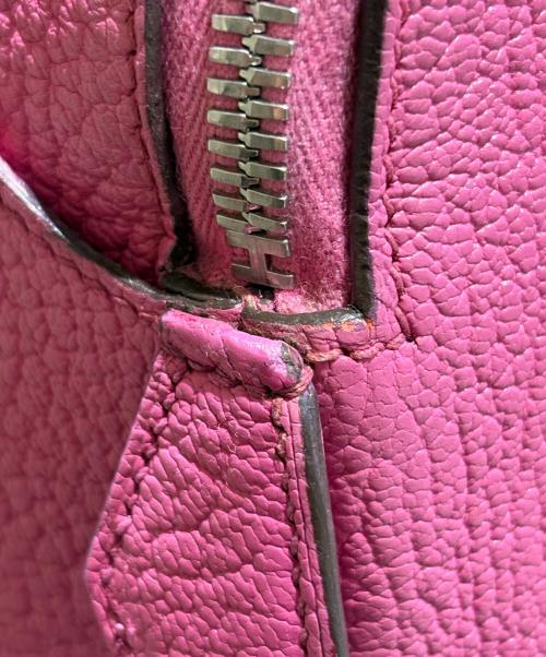 HERMES（エルメス）HERMES (エルメス) ボリード1923/シェブルミゾル/ハンドバッグ/ピンク系/□J刻印 ピンク系/シルバー金具 サイズ:-の古着・服飾アイテム