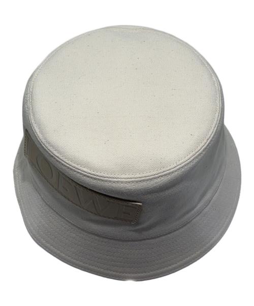 LOEWE（ロエベ）LOEWE (ロエベ) バケットハット クリーム サイズ:59の古着・服飾アイテム