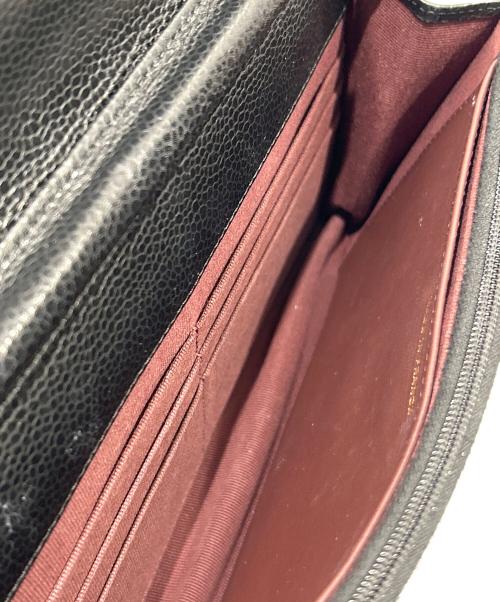 CHANEL（シャネル）CHANEL (シャネル) マトラッセチェーンショルダーウォレット ブラックの古着・服飾アイテム