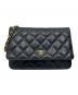 CHANEL（シャネル）の古着「マトラッセチェーンショルダーウォレット」｜ブラック