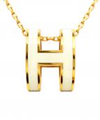 HERMESエルメス）の古着「ポップ H ネックレス/Pop H Necklace」｜ゴールド