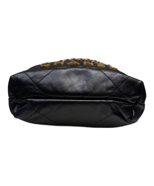 CHANEL（シャネル）CHANEL (シャネル) シャネル22 ミニ ブラック×ゴールド金具 サイズ:ミニの古着・服飾アイテム