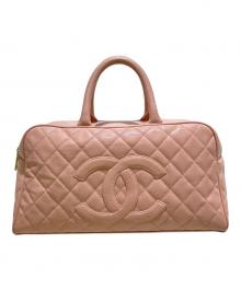 CHANEL（シャネル）の古着「マトラッセボストンバッグ」｜ピンク