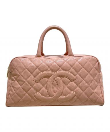 れん　CHANEL シャネル　ボストンバッグ　ピンク 中古・古着通販】CHANEL (シャネル) マトラッセボストンバッグ ピンク