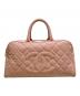 CHANEL（シャネル）の古着「マトラッセボストンバッグ」｜ピンク