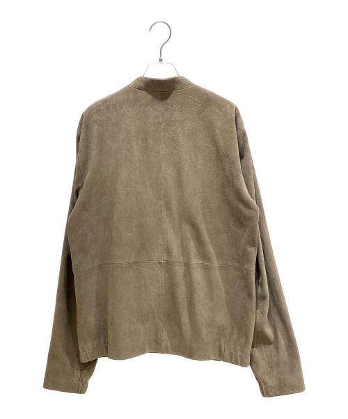theory（セオリー）theory (セオリー) スエードジャケット ベージュ サイズ:Lの古着・服飾アイテム