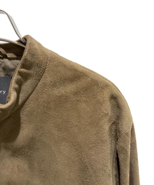 theory（セオリー）theory (セオリー) スエードジャケット ベージュ サイズ:Lの古着・服飾アイテム