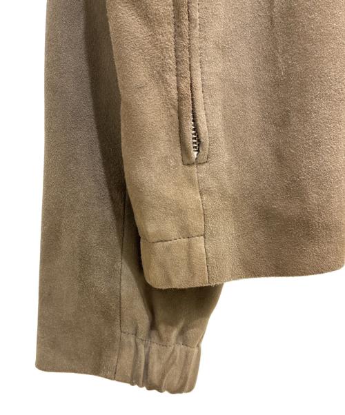 theory（セオリー）theory (セオリー) スエードジャケット ベージュ サイズ:Lの古着・服飾アイテム