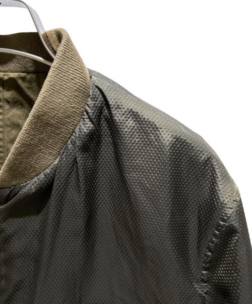 ETRO（エトロ）ETRO (エトロ) スエード切替リバーシブルボンバージャケット オリーブ サイズ:Sの古着・服飾アイテム