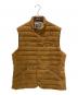 POLO RALPH LAUREN（ポロ・ラルフローレン）の古着「キルテッドスエード中綿ベスト 710689218001」｜ブラウン