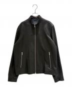 theoryセオリー）の古着「Morvek Zip Leather Jacket」｜ブラック