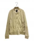 HUGO BOSSヒューゴ ボス）の古着「ゴート スエード レザージャケット 10244013」｜アイボリー