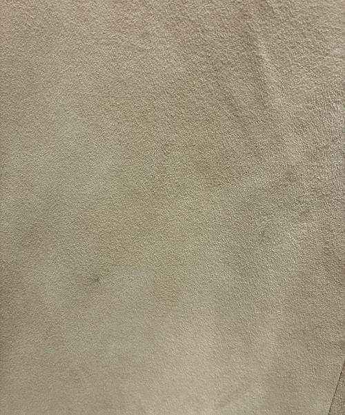 HUGO BOSS（ヒューゴ ボス）HUGO BOSS (ヒューゴ ボス) ゴート スエード レザージャケット 10244013 アイボリー サイズ:52の古着・服飾アイテム