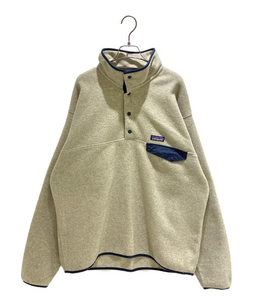 Patagonia（パタゴニア）Patagonia (パタゴニア) シンチラスナップフリースジャケット　25580 アイボリー サイズ:Lの古着・服飾アイテム