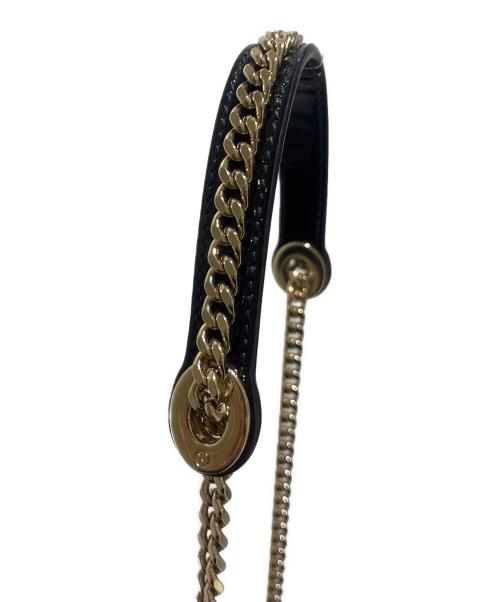 Christian Dior（クリスチャン ディオール）Christian Dior (クリスチャン ディオール) Lady Dior バッグ ミニ/パテントレザー/ゴールド金具 ブラック サイズ:ミニの古着・服飾アイテム