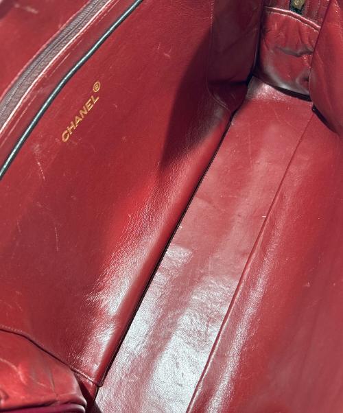 CHANEL（シャネル）CHANEL (シャネル) ダブルチェーンショルダーバッグ ブラック×ゴールド金具の古着・服飾アイテム