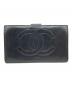 CHANEL（シャネル）の古着「ココマークロングウォレット」｜ブラック