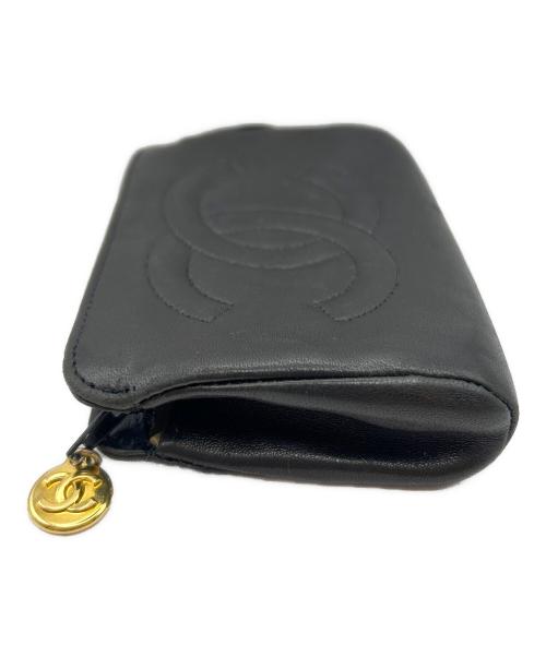 CHANEL（シャネル）CHANEL (シャネル) ココマークポーチ ブラック サイズ:-の古着・服飾アイテム