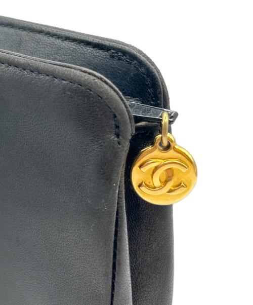 CHANEL（シャネル）CHANEL (シャネル) ココマークポーチ ブラック サイズ:-の古着・服飾アイテム