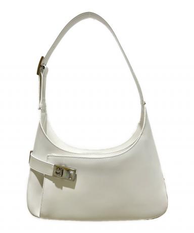 Salvatore Ferragamo ショルダーバッグ  白 【古着】【中古】【送料無料】 楽天市場】フェラガモ バッグ 中古 ホワイトの通販