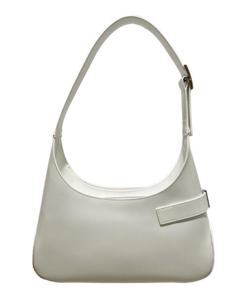 Salvatore Ferragamo（サルヴァトーレ フェラガモ）Salvatore Ferragamo (サルヴァトーレ フェラガモ) ガンチーニバックルショルダーバッグ ホワイト サイズ:-の古着・服飾アイテム