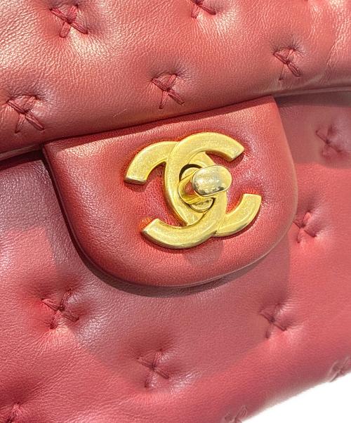 CHANEL（シャネル）CHANEL (シャネル) ココハンドルチェーンショルダーバッグ A98724 レッド サイズ:mini/ミニの古着・服飾アイテム