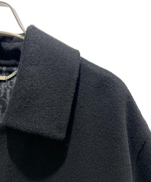 Christian Dior（クリスチャン ディオール）Christian Dior (クリスチャン ディオール) ダブルフェイスオブリークウールコート ブラック サイズ:48の古着・服飾アイテム