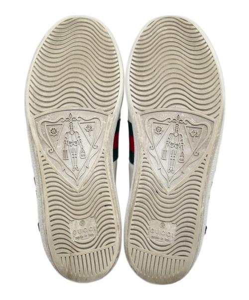 GUCCI（グッチ）GUCCI (グッチ) Sherry Line Sneakers シェリーラインスニーカー 431917 ホワイト サイズ:43の古着・服飾アイテム