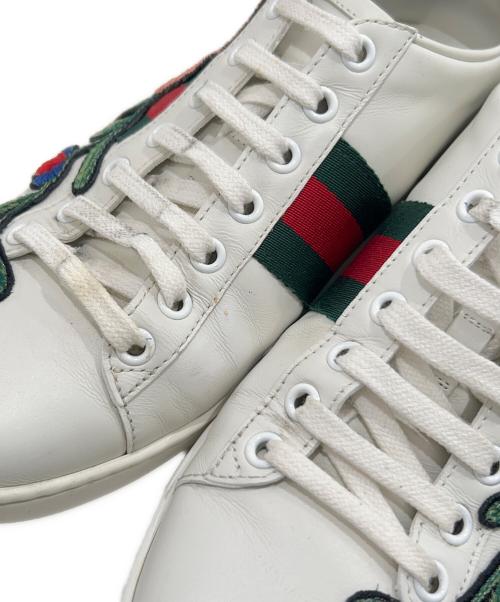 GUCCI（グッチ）GUCCI (グッチ) Sherry Line Sneakers シェリーラインスニーカー 431917 ホワイト サイズ:43の古着・服飾アイテム