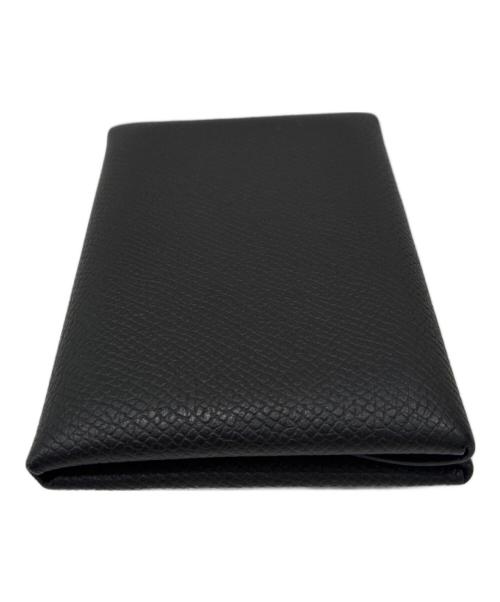 HERMES（エルメス）HERMES (エルメス) カルヴィデュオ/Calvi duo/コインケース/カードケース ブラックの古着・服飾アイテム