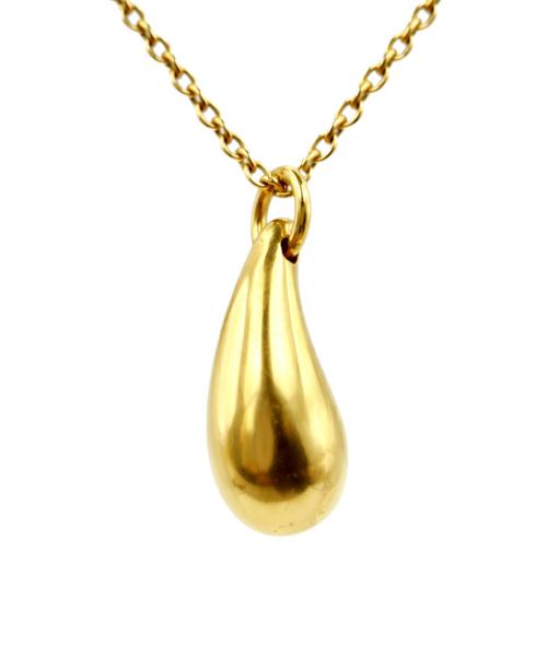TIFFANY & Co.（ティファニー アンド コー）TIFFANY & Co. (ティファニー アンド コー) Tear drop Necklace ティアドロップネックレス/K18YG ゴールドの古着・服飾アイテム