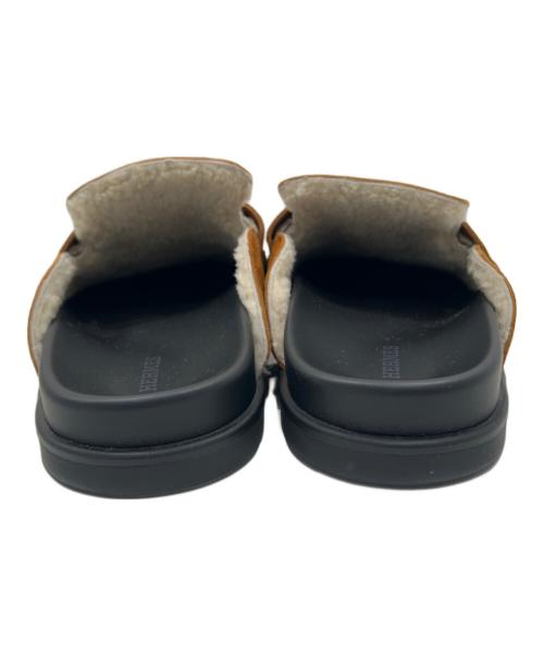 HERMES（エルメス）HERMES (エルメス) ゴー ミュール ブラウン サイズ:37の古着・服飾アイテム