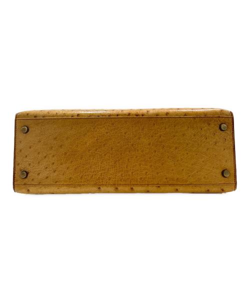 HERMES（エルメス）HERMES (エルメス) Kelly32/ケリー32/外縫い/ゴールド金具/オーストリッチ/サフラン サイズ:32の古着・服飾アイテム