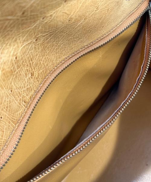 HERMES（エルメス）HERMES (エルメス) Kelly32/ケリー32/外縫い/ゴールド金具/オーストリッチ/サフラン サイズ:32の古着・服飾アイテム