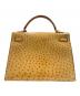 HERMES (エルメス) Kelly32/ケリー32/外縫い/ゴールド金具/オーストリッチ/サフラン サイズ:32：1400000円