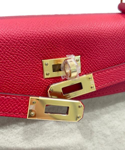 HERMES（エルメス）HERMES (エルメス) ケリー25/外縫い/ルージュラデュー/ゴールド金具/ヴォーエプソン/K刻印2025年製 ルージュラデュー×ゴールド金具 未使用品の古着・服飾アイテム