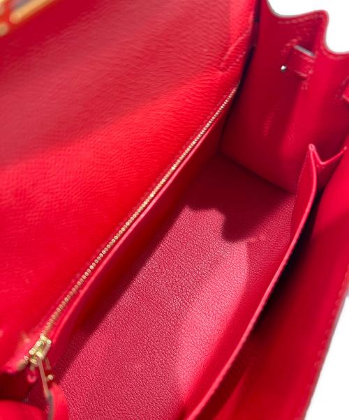HERMES（エルメス）HERMES (エルメス) ケリー25/外縫い/ルージュラデュー/ゴールド金具/ヴォーエプソン/K刻印2025年製 ルージュラデュー×ゴールド金具 未使用品の古着・服飾アイテム