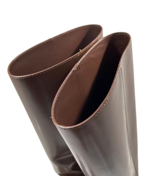 FENDI（フェンディ）FENDI (フェンディ) FFロングブーツ ブラウン サイズ:37の古着・服飾アイテム