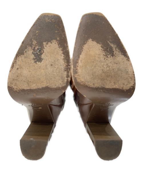 FENDI（フェンディ）FENDI (フェンディ) FFロングブーツ ブラウン サイズ:37の古着・服飾アイテム