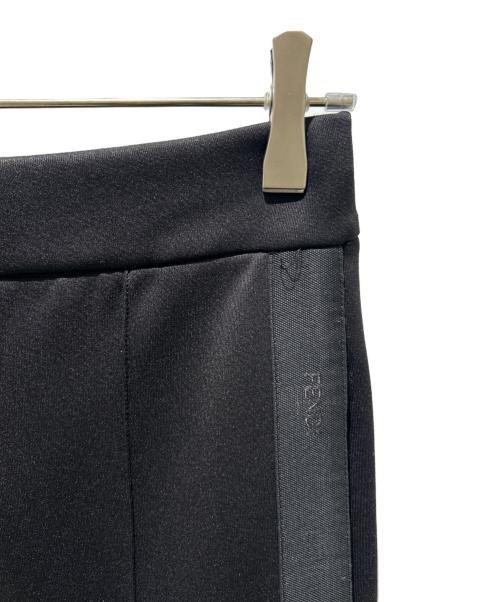 FENDI（フェンディ）FENDI (フェンディ) ストレッチサイドラインパンツ ブラック サイズ:36の古着・服飾アイテム