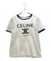 CELINE（セリーヌ）の古着「CELINE PARIS Tシャツ/CELINE PARIS T-Shirt/2X872671Q」｜ホワイト