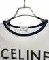中古・古着 CELINE (セリーヌ) CELINE PARIS Tシャツ/CELINE PARIS T-Shirt/2X872671Q ホワイト サイズ:S：35000円