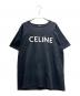 CELINE（セリーヌ）の古着「Loose Fit Logo T-Shirt ルーズフィットロゴTシャツ/2X764671Q」｜ブラック