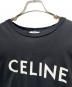 中古・古着 CELINE (セリーヌ) Loose Fit Logo T-Shirt ルーズフィットロゴTシャツ/2X764671Q ブラック サイズ:FREE：45000円