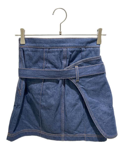 FENDI（フェンディ）FENDI (フェンディ) レイヤードデニムスカート インディゴ サイズ:36の古着・服飾アイテム