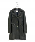 CELINEセリーヌ）の古着「ネオコート ソフトラムスキン」｜ブラック