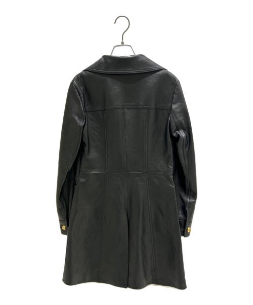 CELINE（セリーヌ）CELINE (セリーヌ) ネオコート ソフトラムスキン ブラック サイズ:36の古着・服飾アイテム